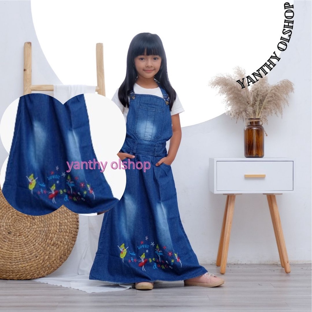 Overall rok panjang anak usia 5-10th