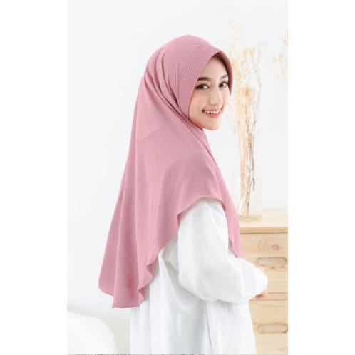 HIJAB BERGO PET CRINKLE AIRFLOW/BERGO SIMPLE PET CRINKLE PREMIUM