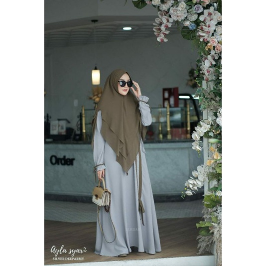 set gamis Ayla Syar'i by Elhijab