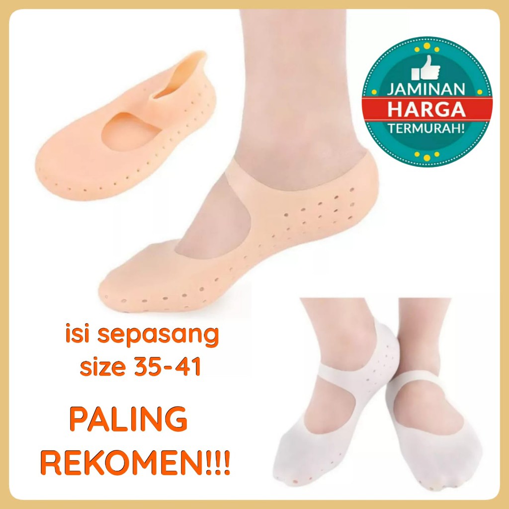 KAUS KAKI SILICON GEL KAUS KAKI ANTI KAKI PECAH PECAH INSOLE PERAWATAN KAKI INSOLE SILICON WANITA