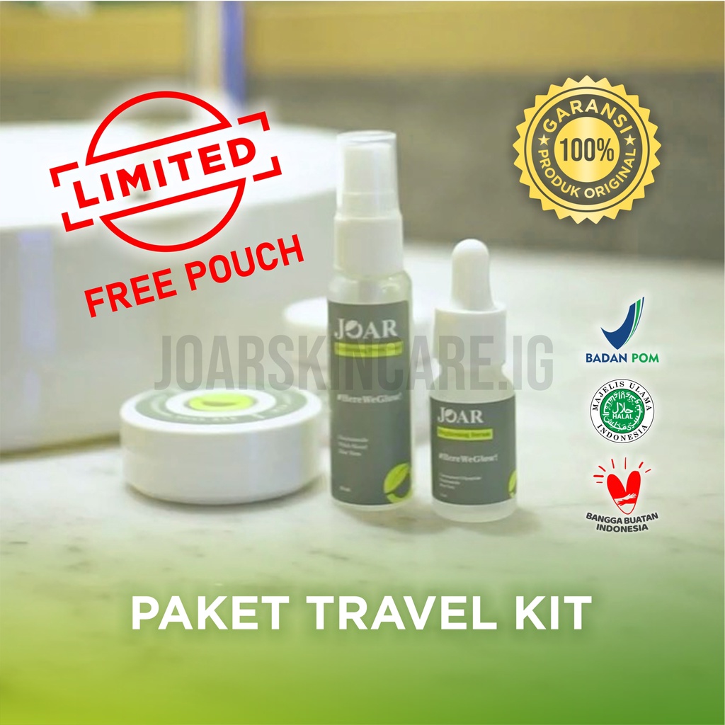 Joar Skincare Paket Brightening Travel Kit