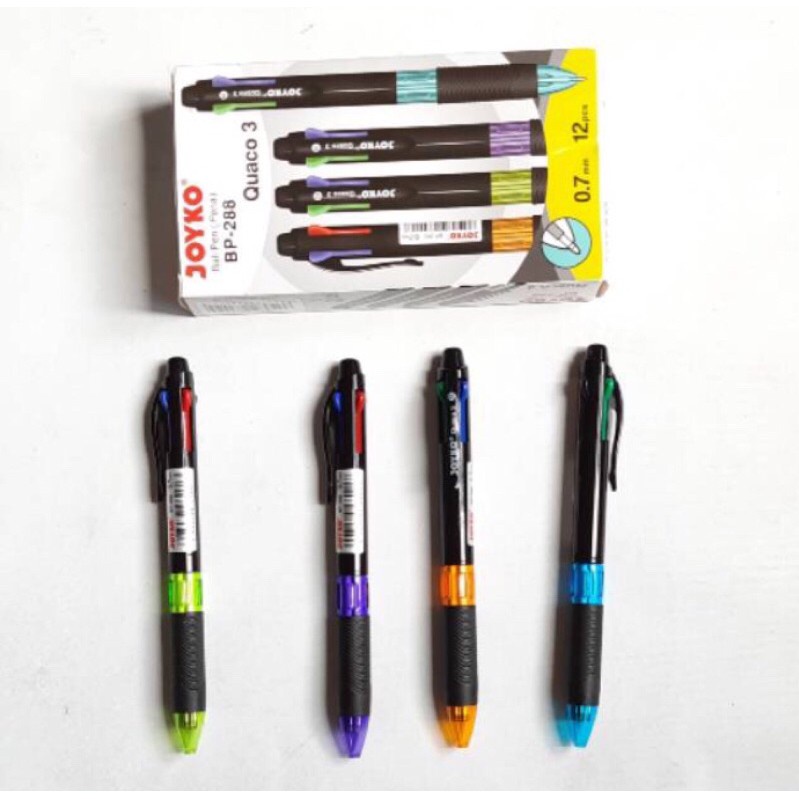 Pulpen 4 Warna Joyko / Pulpen 4 Warna Joyko Quaco