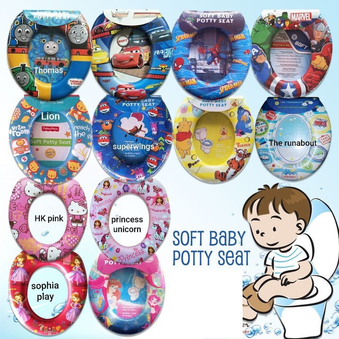 Potty Seat Balita - Tempat Dudukan Toilet Anak Non HANDLE - Toilet Training Anak