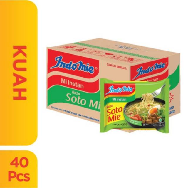 

Indomie Soto Mie 1 Dus Isi 40 Pcs