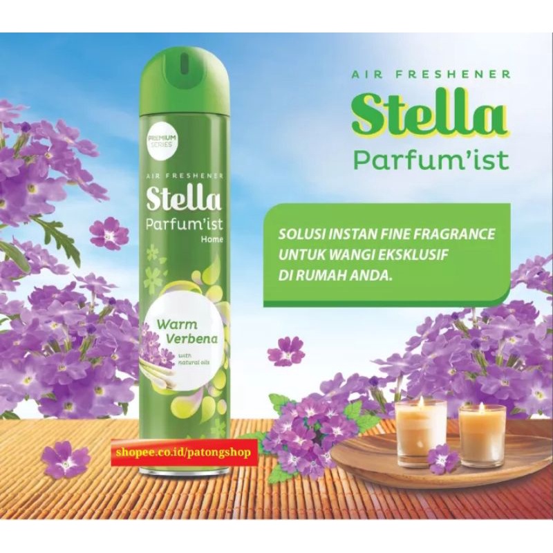 Stella Parfum'ist Aerosol Warm Verbena 350Ml+50 ml - Pengharum Ruangan - NEW Product