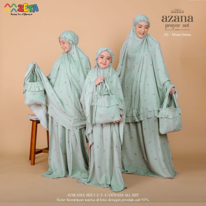 Mukena Ibu Dan Anak Zeta Azana Series