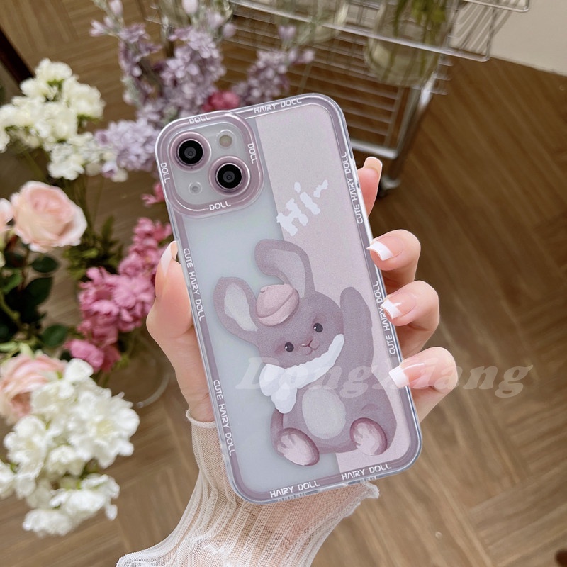 Casing TPU OPPO A16 A95 A55 A76 A96 A15S A54 A15 A74 A5S A12 A7 A3S A31 A37 A53 A92 A52 F11 Reno 7 6 5F 4F Motif Kelinci