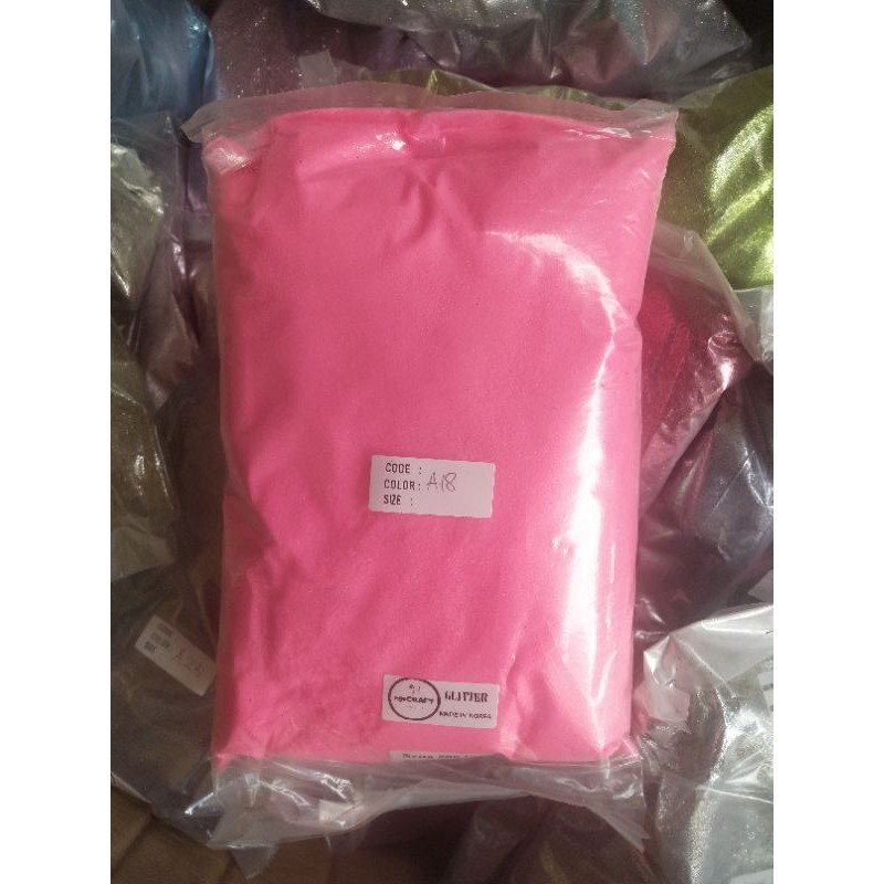 SERBUK GLITTER ANEKA WARNA PINK / GLITTER PINK