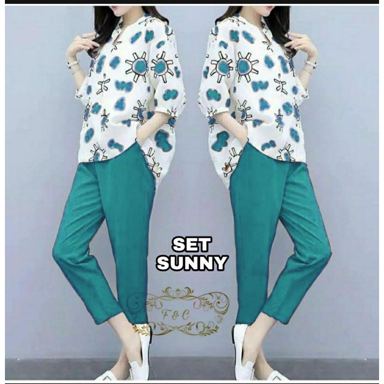 set sunny/ setelan wanita/pakaian wanita/pakaian setelan wanita-8