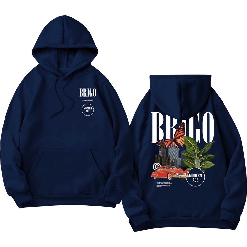 BRIGO Jumper Hoodie modern age II Sweater Hoodie BRIGO modern age Sablon DTF Fleece Cotton M-XXL (Pria &amp; Wanita) Free stiker&amp;Gantungan Kunci