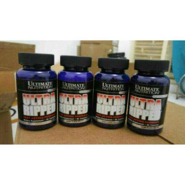 Ultra ripped 90 caps FAF un ultimate nutrition fat burner pembakar lemak