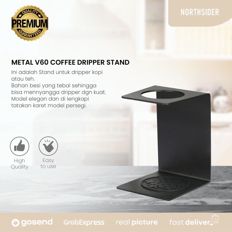 STAND DRIPPER KOPI V60 - TEH BESI - METAL POUR OVER COFFEE - TEA STAND