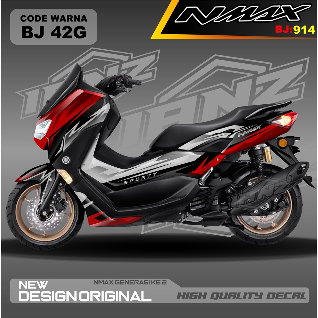 DECAL NMAX FULL BODY MOTOR / DECAL FULL BODY NMAX / DECAL STIKER FULL BODY NMAX / sticker nmax / decal nmax / stiker motor nmax / decal new nmax /STIKER DECAL NMAX TERBARU