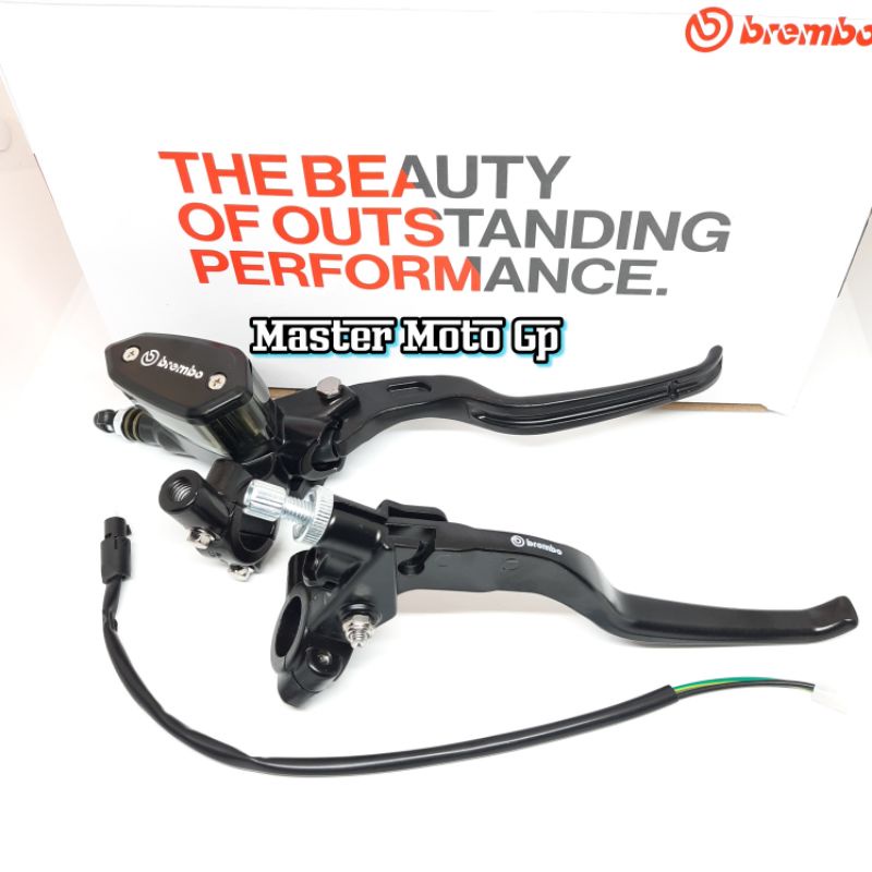 Master rem oval kopling E2 master brake pump 14mm E2 Master Rem Kopling Set Universal Motor, Beat, Vario, CBR 150R, Vixion, Aerox ninja , sonic fu