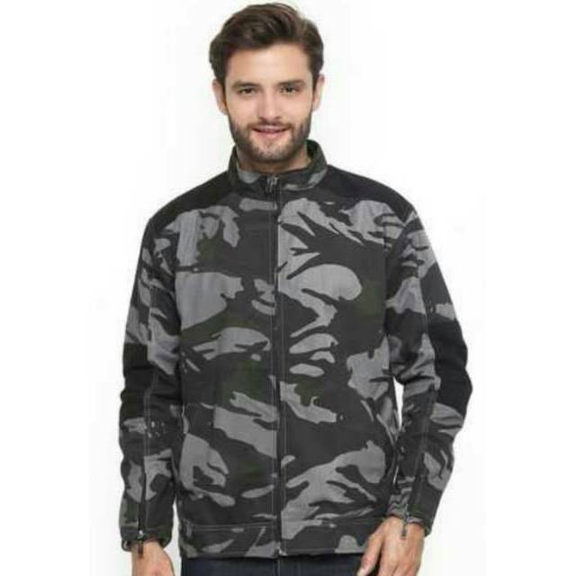 Jaket pria casual army look terbaru isc 371