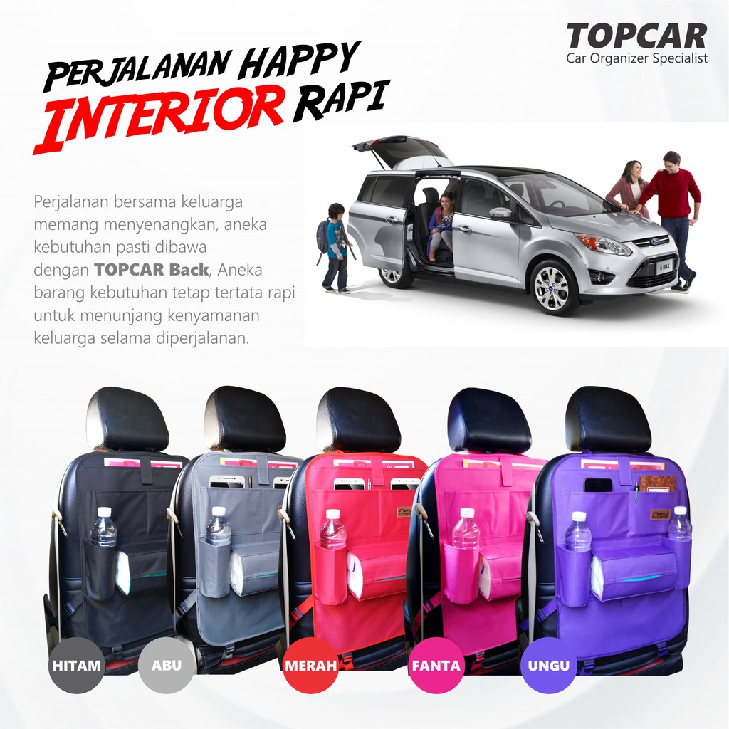 Rak Gantung Mobil serbaguna TopCar Organizer