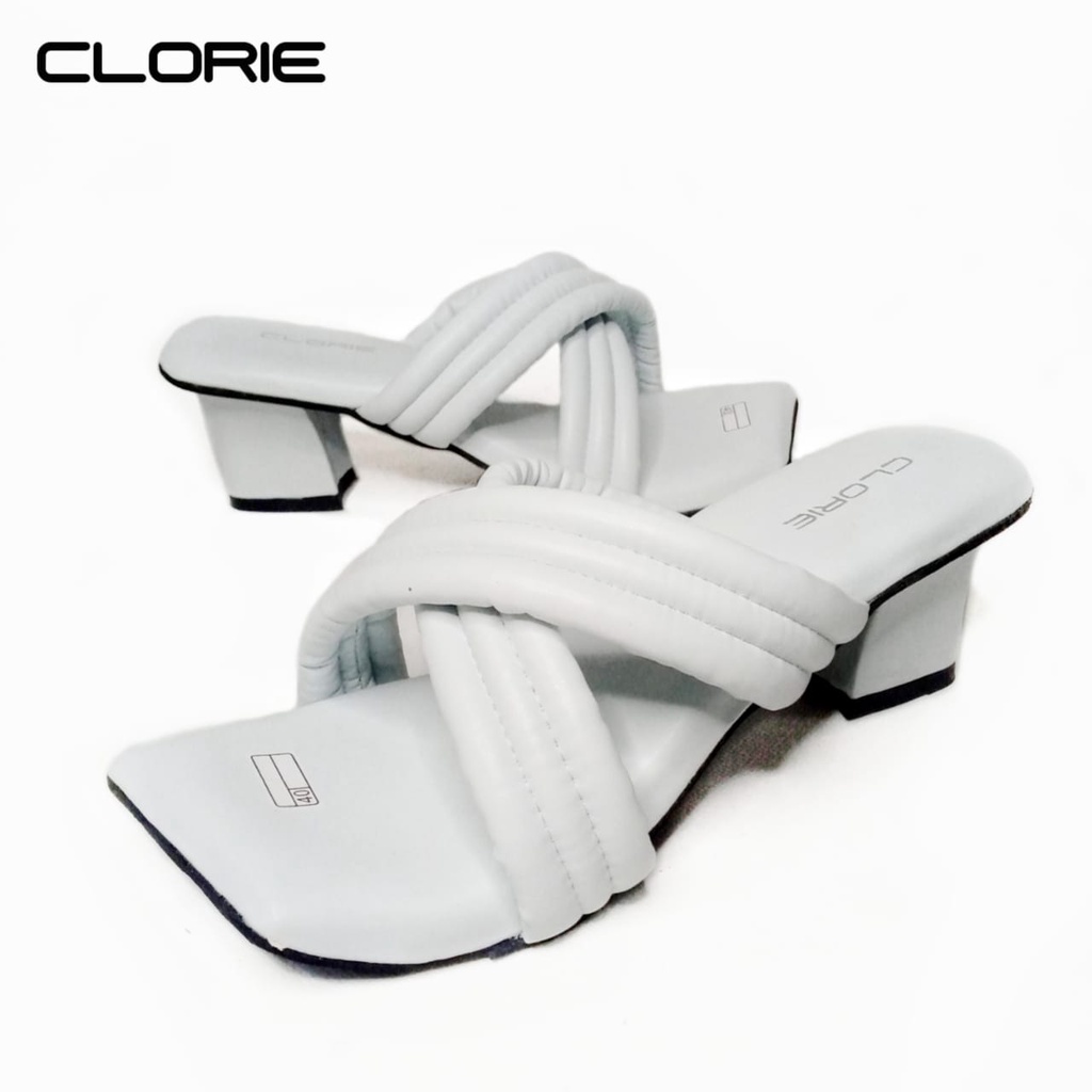 sandal /sepatu wanita hak tinggi/sendal Slop/sandal heels/wedges CLORIE KIMMI 5 CM