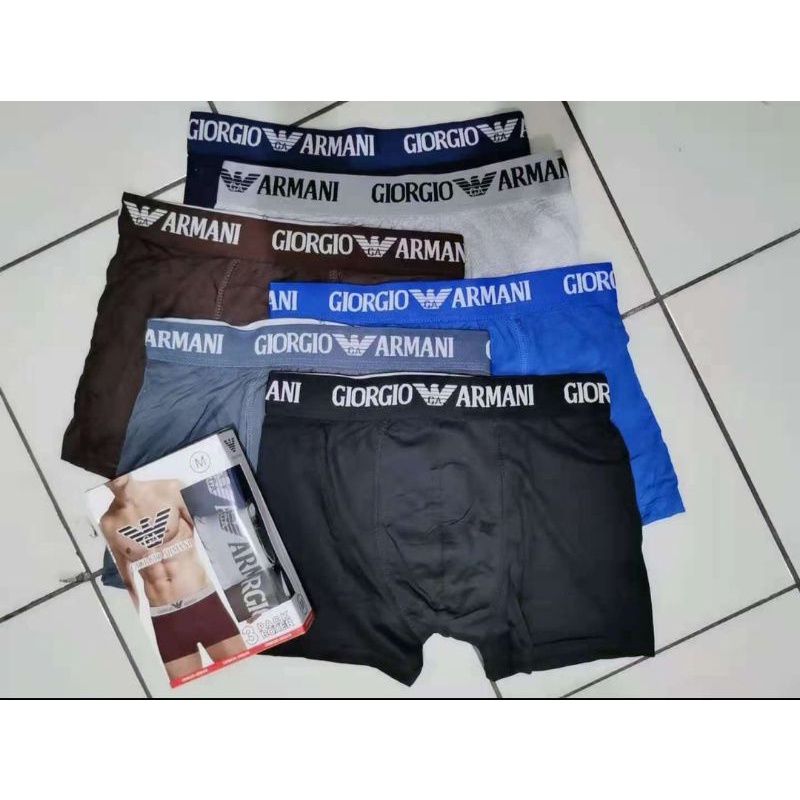 PROMO,,!! 3PCS BOXER/ CELANA DALAM/SEMPAK PRIA /MIX MODEL