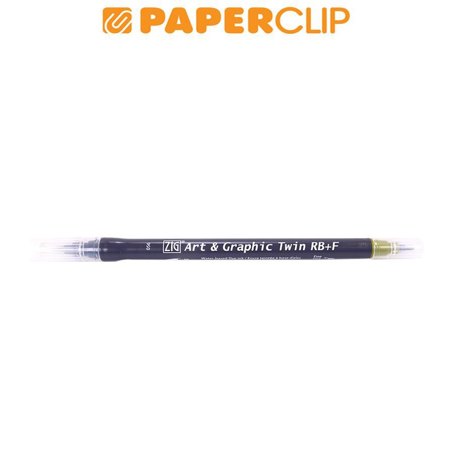 

PEN BRUSH ZIG KURETAKE ART & GRAPHIC TWIN RB+F TUT-95 056 MID GREEN