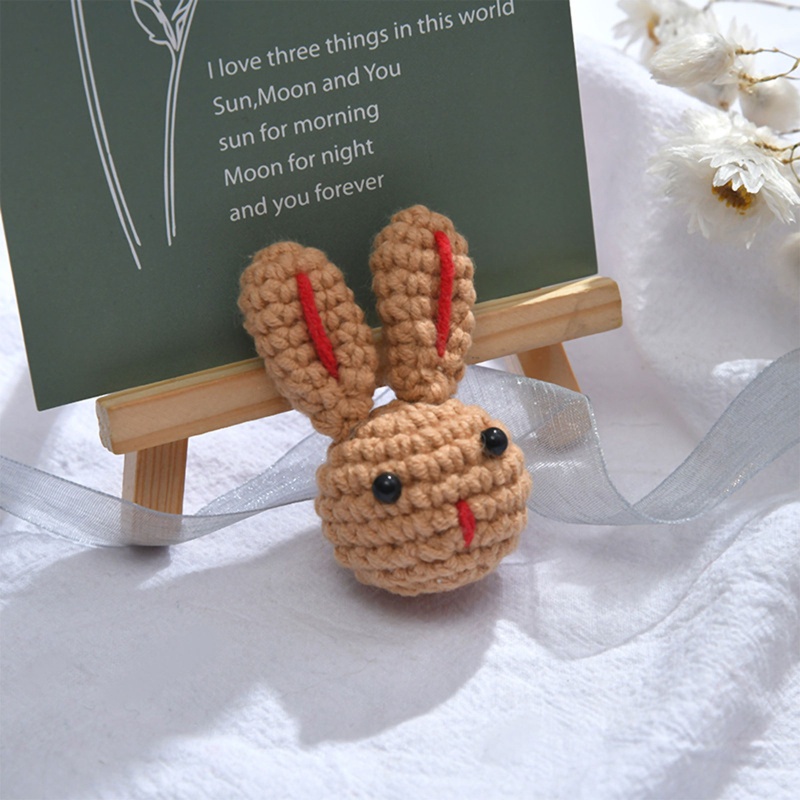 Mary Tali Empeng / Dot Rajut Crochet Handmade DIY Aksen Kelinci Untuk Bayi