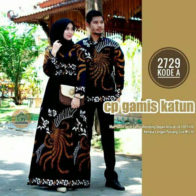 Ready Super Jumbo Batik Jumbo Couple Batik Sarimbit Gamis 3l 4l 5l 6l Seragam Pesta Multazam