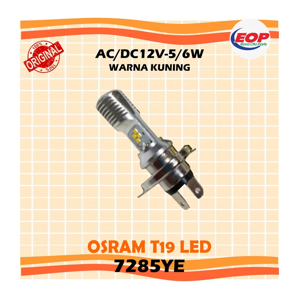 OSRAM lampu LED Hs1 yellow AC/DC 7285YE