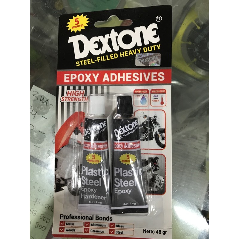 dextone plastic steel lem