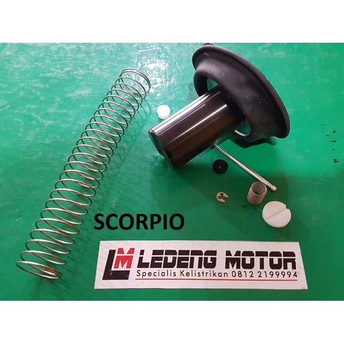 Karet Vakum Scorpio Vacum + Per dan Sol Diafragma Karburator Lokal