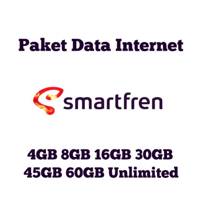 Paket Data Smartfren Inject Voucher 4gb 8gb 10gb 16gb 30gb 45gb 60gb Unlimited Kuota Internet Shopee Indonesia