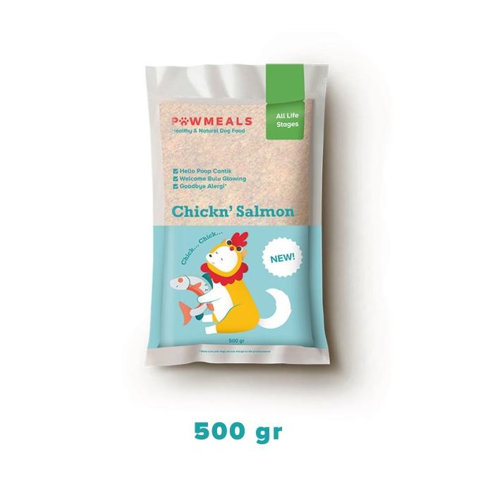 

(BISA COD) Pawmeals - Chicken Salmon 500 gr