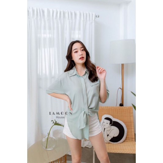 Nv.shopp ATASAN FASHION KEMEJA LAMOON HOUSE IMPORT BANGKOK
