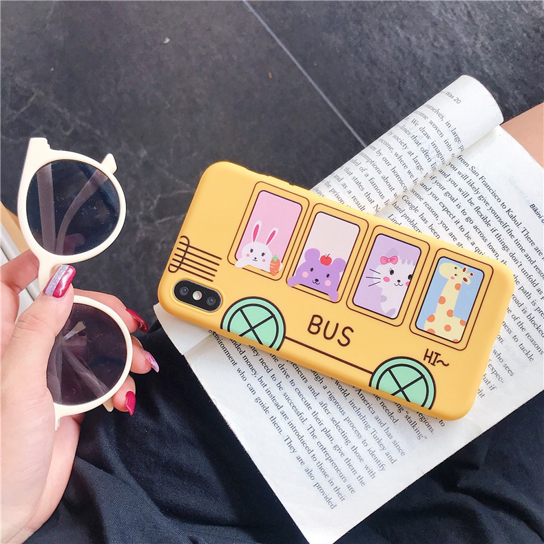 Bus Printing Softcase Printing Oppo neo7 f1s a1k a7 a5s f9 vivo v9 y83 y71 y53 redmi 4a 7a 6a 4x 5a