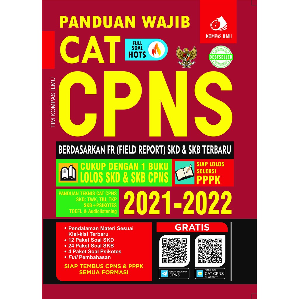 Buku Panduan Wajib Cat Cpns Asn 2021 2022 Skd Skb Shopee Indonesia