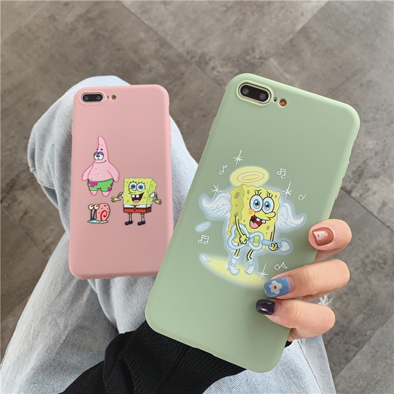 Spongebob Softcase Printing oppo a71 f1s f1plus f9 a83 f11pro f7 f5 redmi 5a j6 plus m20 y91 y71 y81