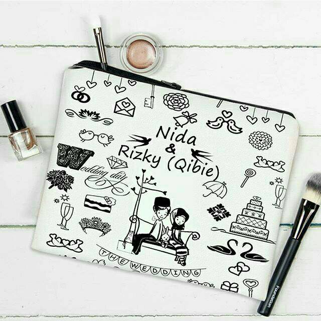 Pouch Souvenir Pernikahan / Souvenir Pernikahan / Souvenir Pouch / Pouch Custom / Pouch Blacu