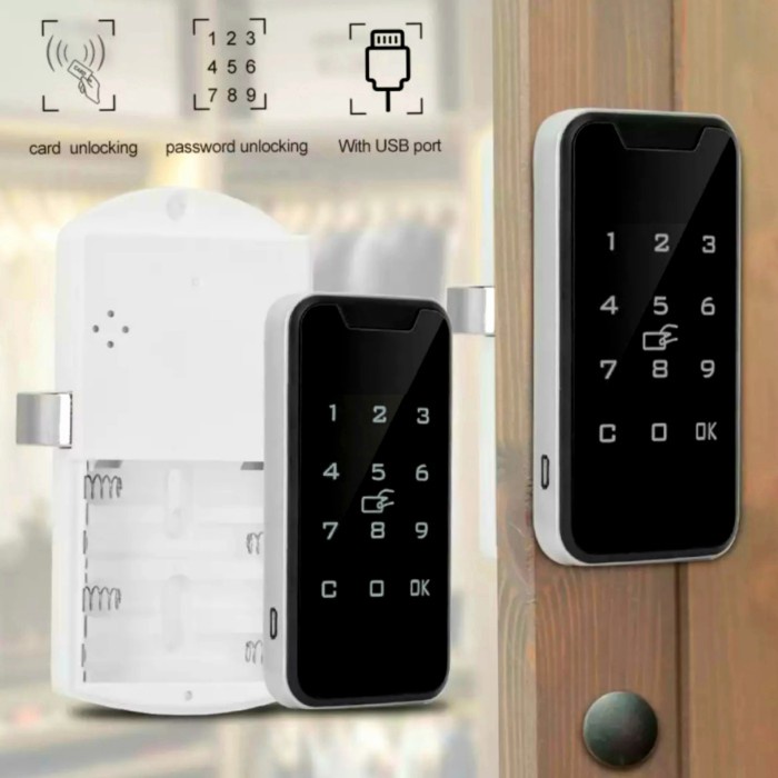Kunci Lemari Pintu Laci Digital Password Smart Lock