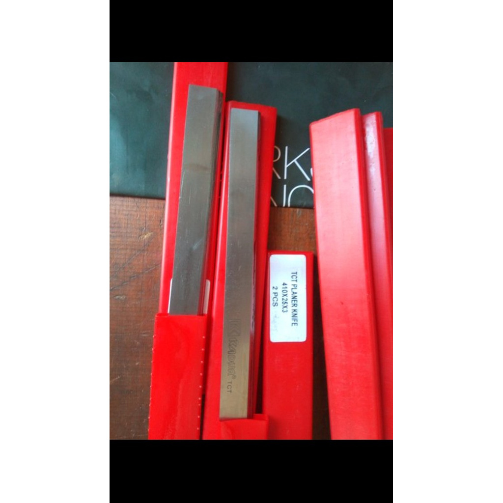 TCT Planer Knife KADUR TCT 410 mm x 25 mm x 3 mm