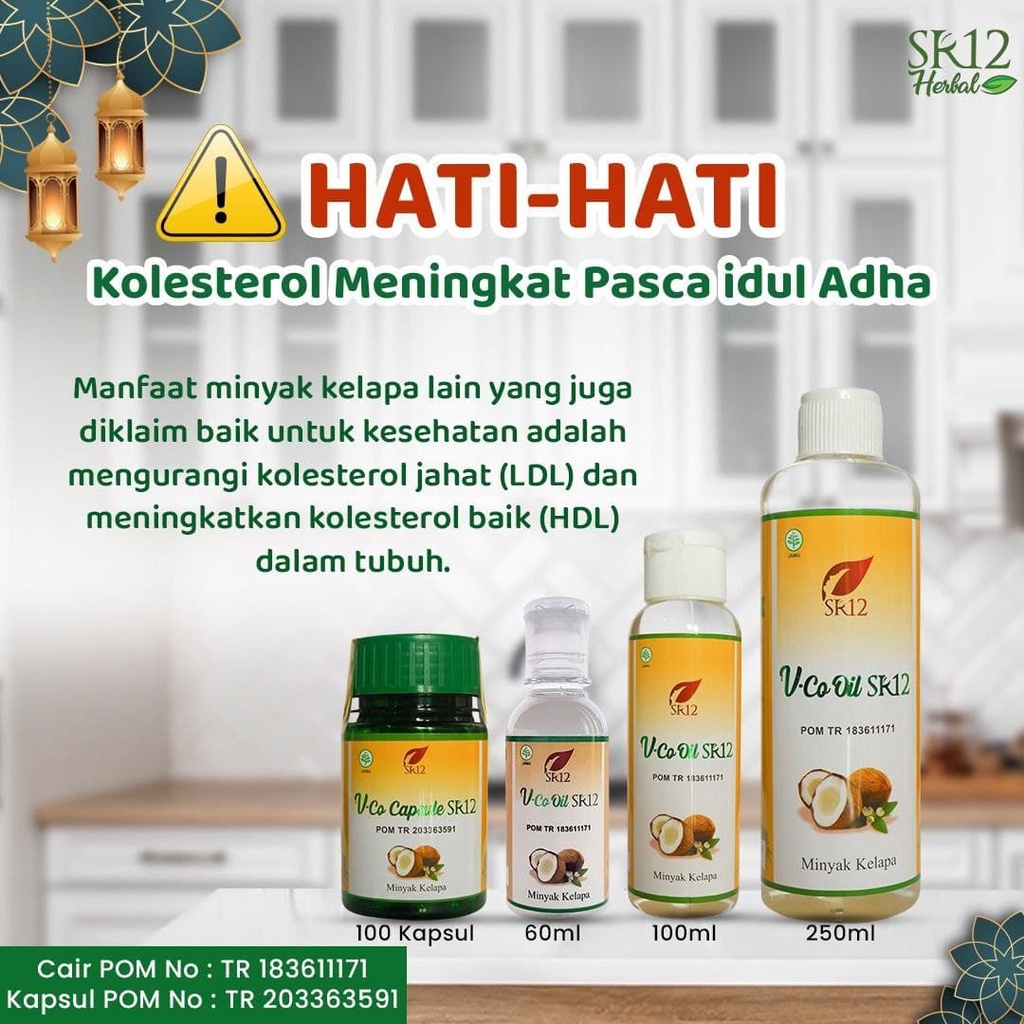 Vco SR12 - Vco - Minyak Kelapa Murni - Vco Virgin Coconut Oil