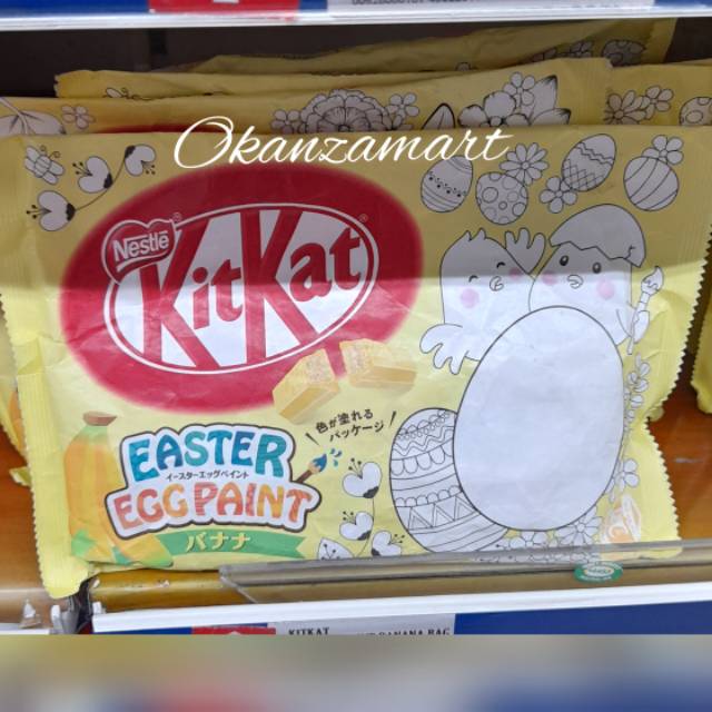 

Kitkat Mini Egg Paint Banana Isi 12pcs
