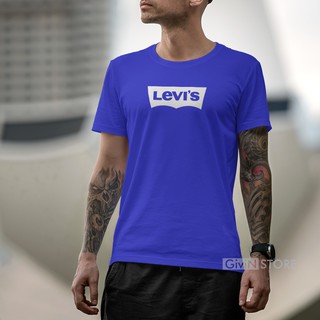  Baju  Distro Bandung  Premium Motif Logo Leviz Cotton Combed 