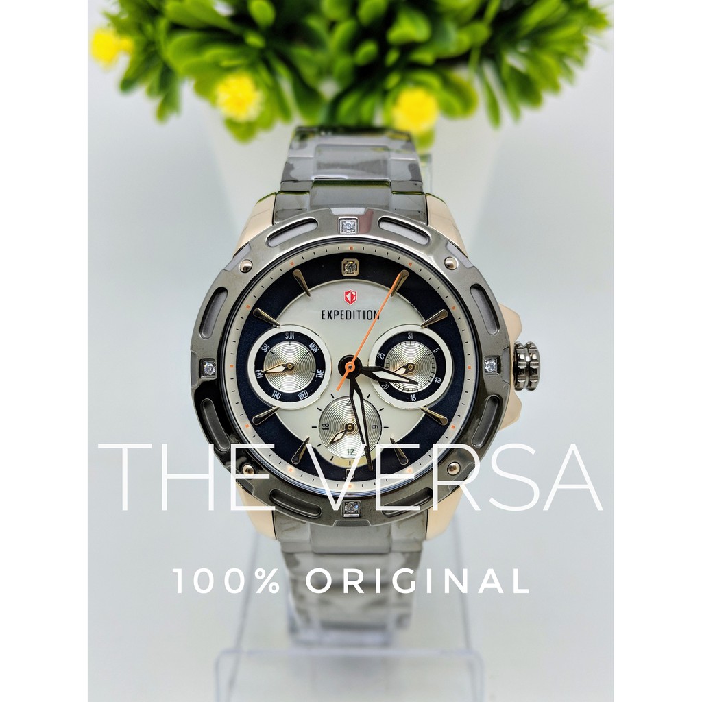 Expedition 6760 E6760 Jam Wanita Grey Rosegold Soft