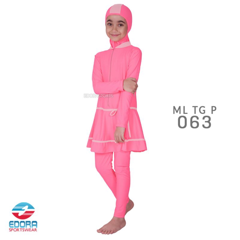  Baju  Renang  Anak  SD Muslimah  ML TG 063 Umur 5 sd 10 Tahun 