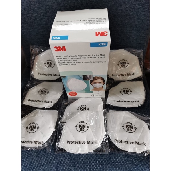 MaskeMedis KN95 3M 5Ply 5 lapis Protective Mask isi 50 pcs