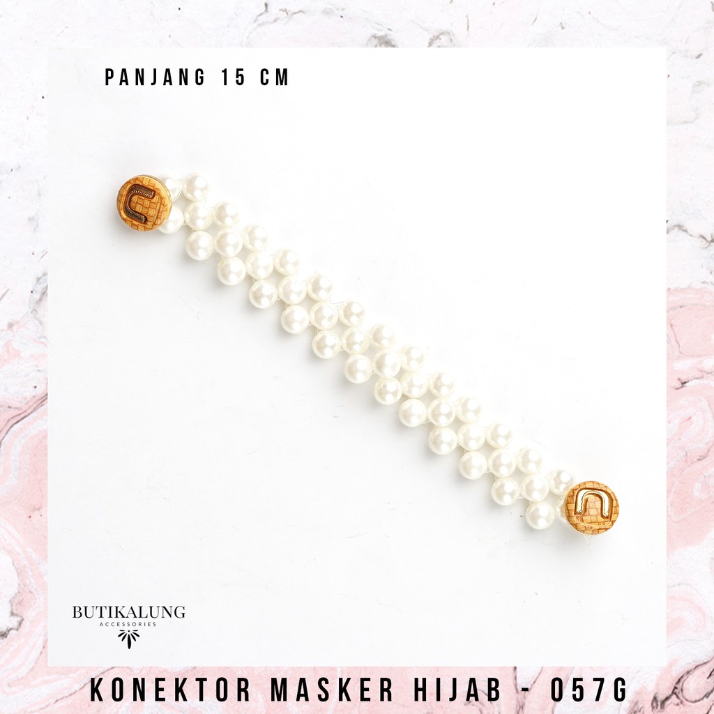 [READY-BISA COD] Konektor Masker Hijab Kancing Tali Pengait Masker Jilbab Pengikat Masker 001 057