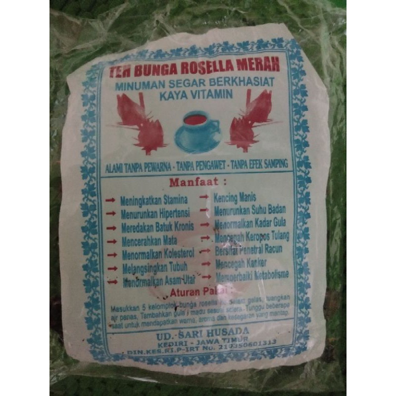 

Bunga Rosella Merah Kering Teh Rosella Herbal Alami