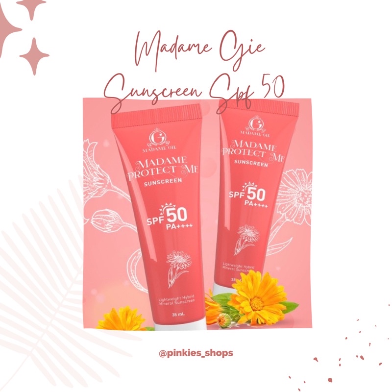 madame gie SUNSCREEN spf 50