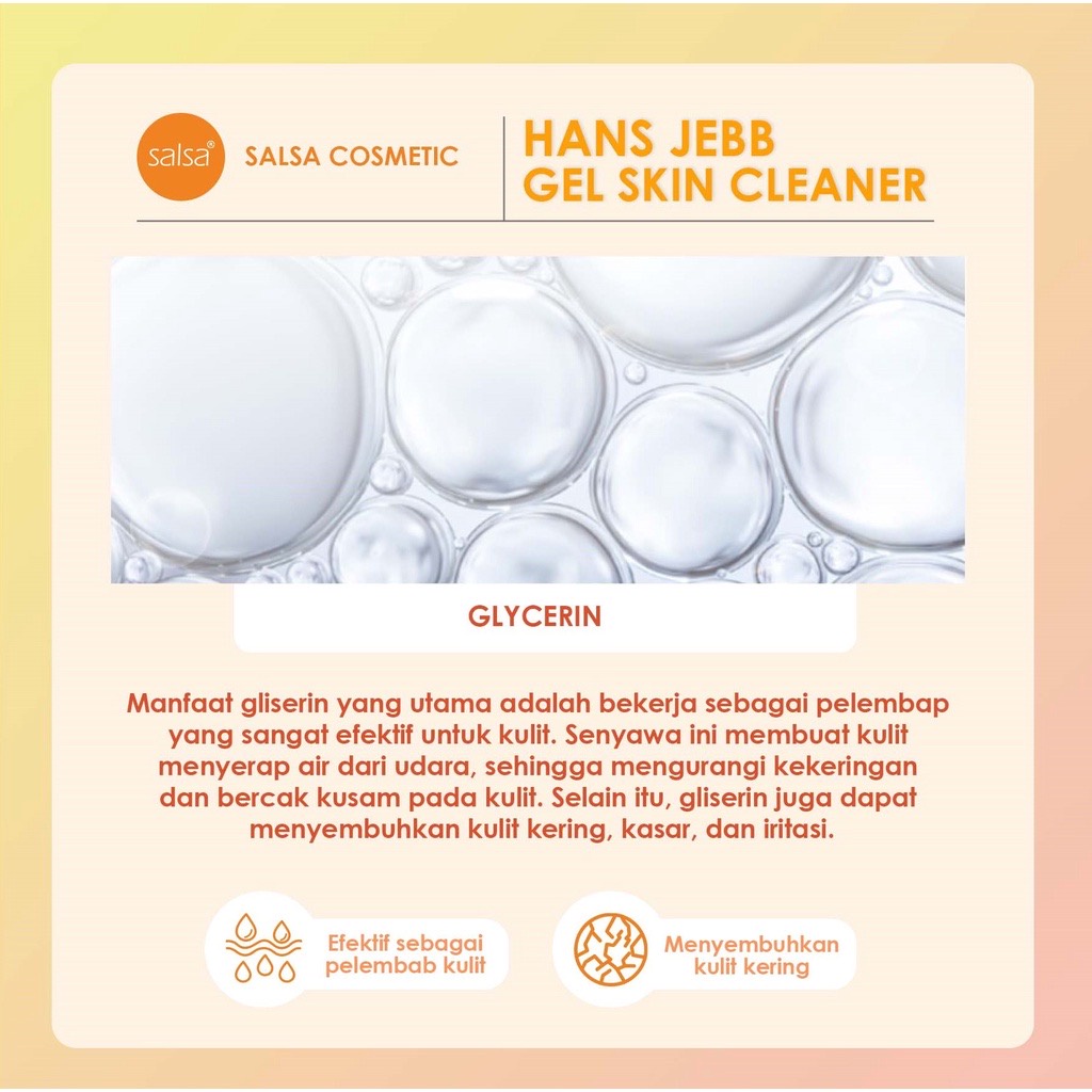 READY! ￼SALSA HANS JEBB PEELING GEL BPOM PERONTOK DAKI KOTORAN BADAN PENCERAH KETIAK BADAN