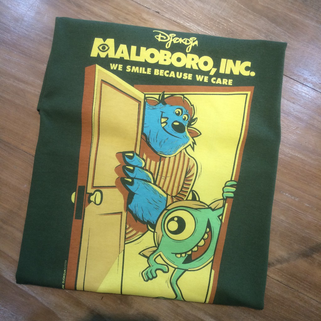 KAOS DAGADU JOGJA ASLI ORIGINAL WARNA HIJAU ARMY