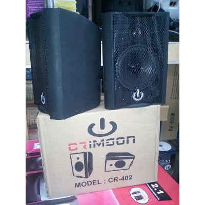 Speaker pasif speaker satellite untuk vokal pengeras suara CR 402 harga per set dapat 2buah