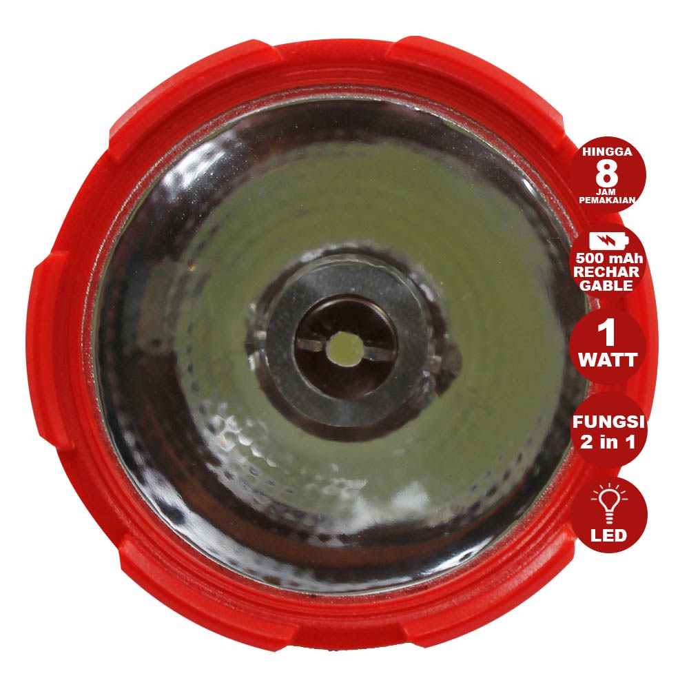 Lampu Emergency LB8908 LED 2 Sisi